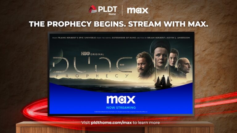 Stream unli entertainment from HBO, Warner Bros., the DC Universe, and more in Max – powered by PLDT Home